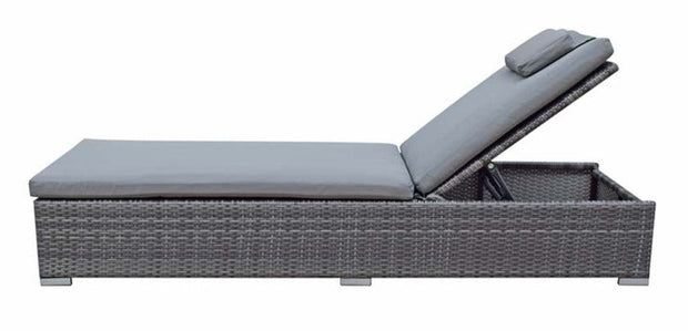 Jessica Pair of Sun loungers - Grey