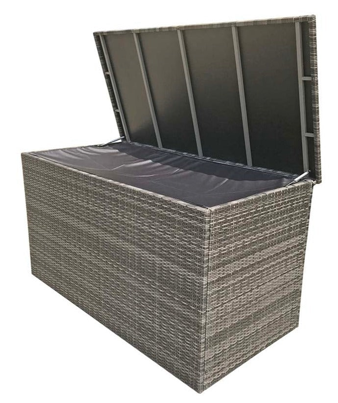 Medium Cushion Box Flat Grey Weave