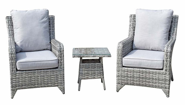 Sarah Lounge Garden Set In Grey