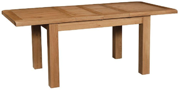 Somerset Oak Small Dining Table with 1 extension Exmouth Bed