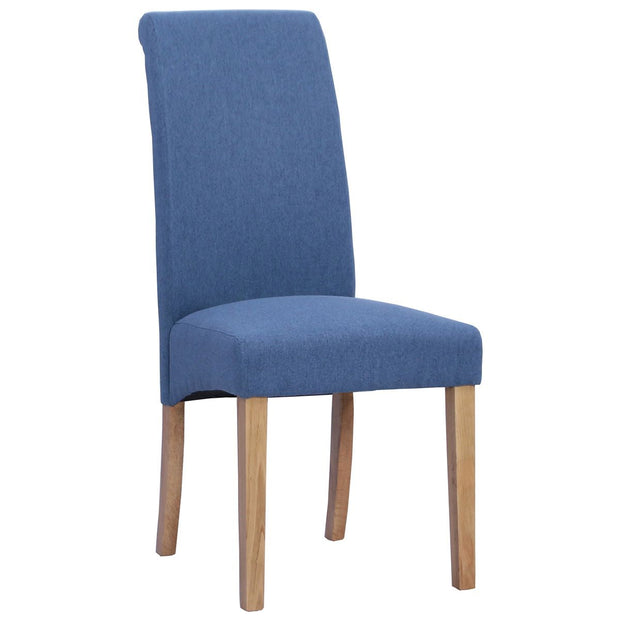 Wesbury Rollback Fabric Chair in Blue