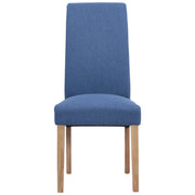 Wesbury Rollback Fabric Chair in Blue