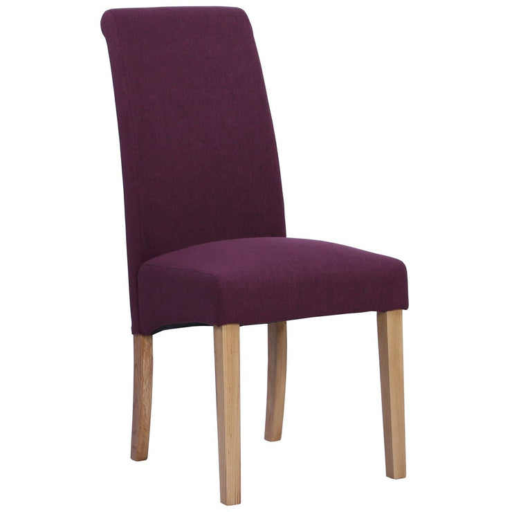 Wesbury Rollback Fabric Chair in Maroon