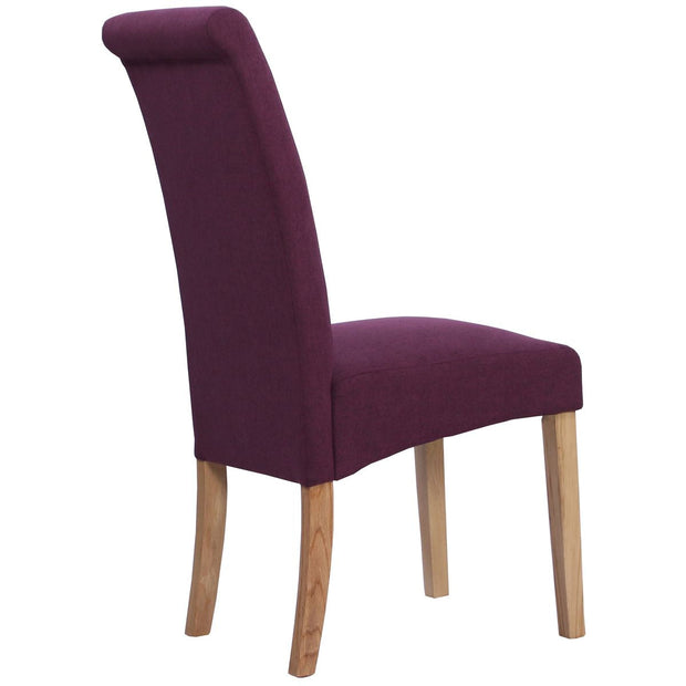 Wesbury Rollback Fabric Chair in Maroon