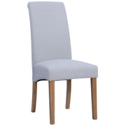 Wesbury Rollback Fabric Chair in Light Grey