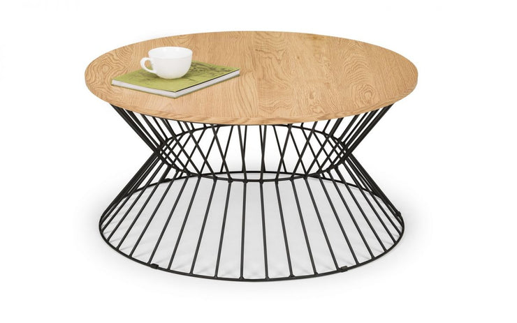 Jersey Round Wire Coffee Table - Various Colours