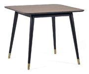 Findlay Square Dining Table - Walnut & Black