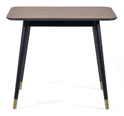 Findlay Square Dining Table - Walnut & Black