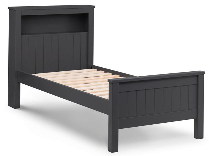 Maine Bookcase Bed - Anthracite