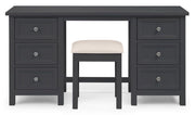 Maine Dressing Table Stool - Anthracite