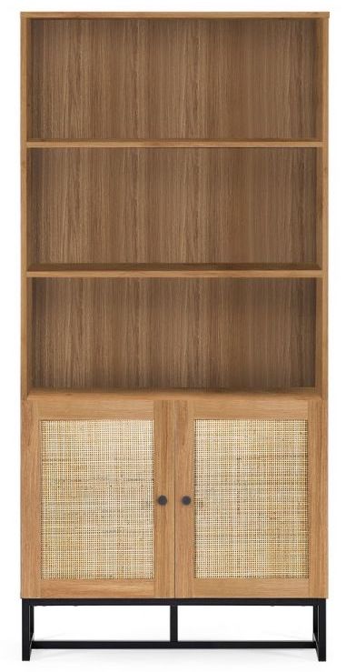 Padstow Tall Bookcase - Oak