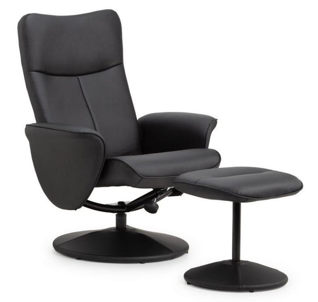 Lugano Recliner & Stool