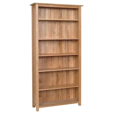 New Oak 6ft 6in Bookcase