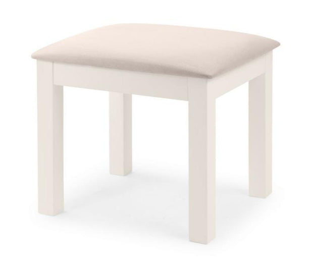 Maine Dressing Stool - Surf White