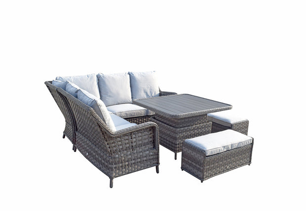 Mia Corner Dining Sofa with Lift Table
