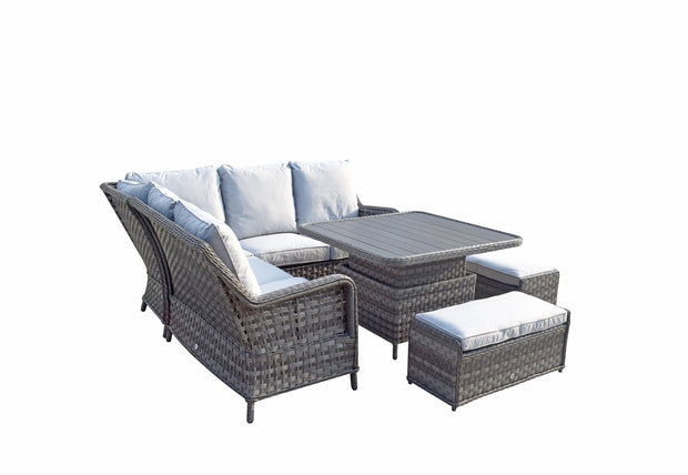 Mia Corner Dining Sofa with Lift Table