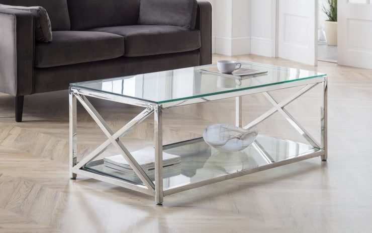 Miami Coffee Table - Silver