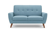 Monza 2 Seater Sofa - Blue Linen