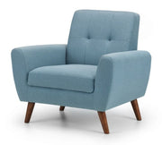 Monza Chair - Blue Linen