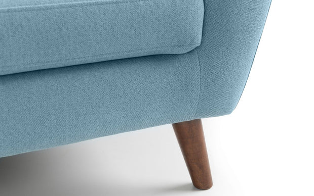 Monza 2 Seater Sofa - Blue Linen