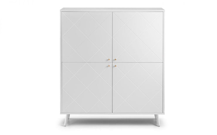 Moritz 4 Drawer Chest - White