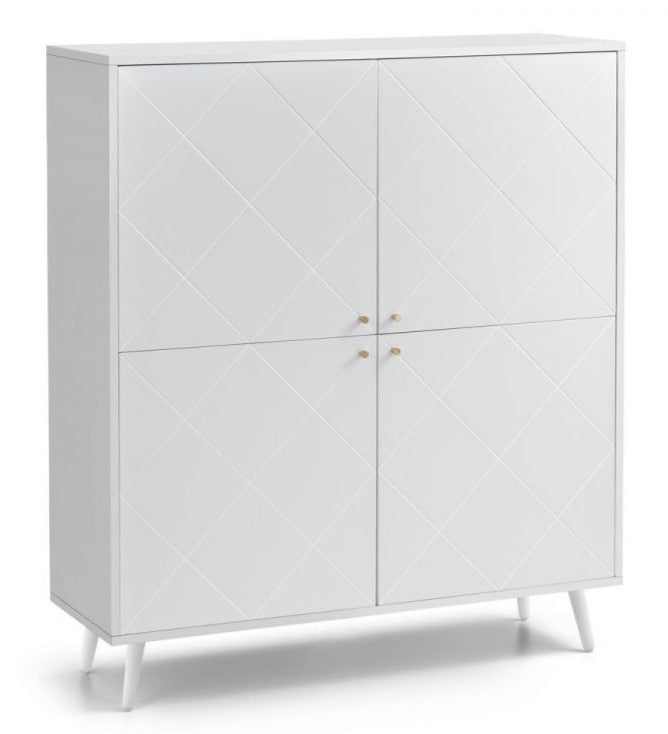 Moritz 4 Drawer Chest - White