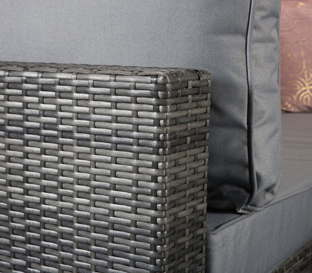 Savannah Corner Sofa in 8mm Flat Grey Weave