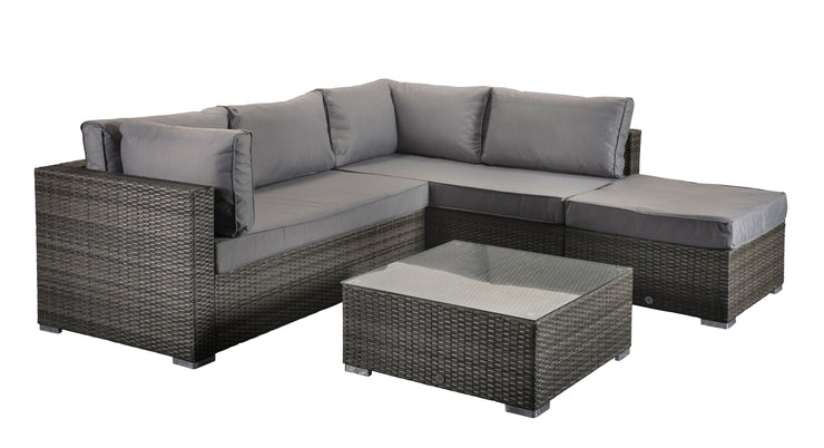 Savannah Corner Sofa in 8mm Flat Grey Weave