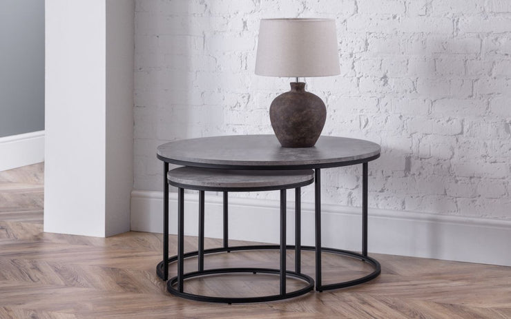 Staten Round Nesting Coffee Table